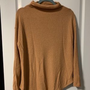 Burnt Orange Mock Turtleneck